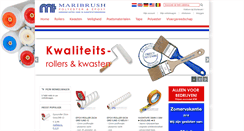 Desktop Screenshot of maribrush.nl